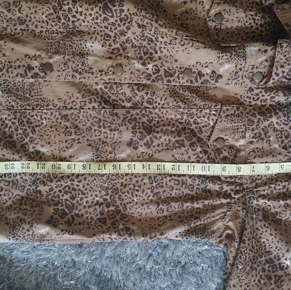 The Quacker Factory Leopard print jacket Large - Picture 5 of 8